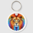 Recherche de tête lion porteclés Faune