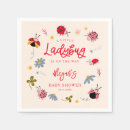 Recherche de insecte serviettes Baby shower ladybug