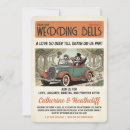 Recherche de cloches de mariage invitations Vintage
