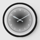 Recherche de gris gris blanc noir horloges Élégant
