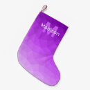 Recherche de violet chaussette de noël Monogramme
