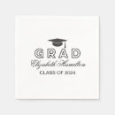 Recherche de diplômé serviettes Noir et blanc