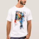 Recherche de poissons abstraits tshirts Conception