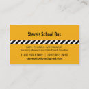 Recherche de autobus scolaire cartes visite Enfants