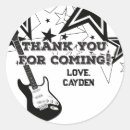 Recherche de guitare noire autocollants Parti