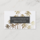 Suche nach palm tree visitenkarten Gold