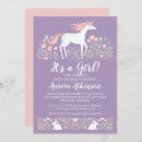 Recherche de unicorn baby shower invitations Fleurs