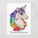 Recherche de belle licorne cartes postales Unicorne
