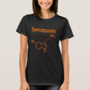 Recherche de symbole chimique tshirts Sérotonine