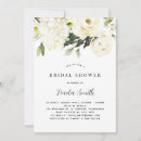 Recherche de hydrangea bridal shower invitations Blanc
