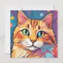 Suche nach orange katze karten Farbenfroh