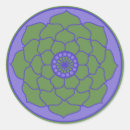 Recherche de mandala bleu autocollants Hippie