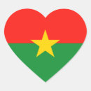 Recherche de faso autocollants Drapeaux du monde