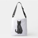 Recherche de chat noir sacs Noir et blanc