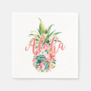Recherche de ananas tropical serviettes Typographie