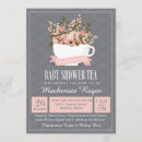 Recherche de teacup baby shower invitations Thé