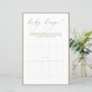 Recherche de activités baby shower invitations Bingo