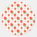 Recherche de fraise rose autocollants Baies