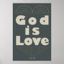 Suche nach gott poster Gott ist liebe