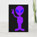 Recherche de extraterrestre vœux cartes Science