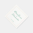 Recherche de vert mariage serviettes Rétro