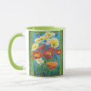 Recherche de frontière tasses Fleurs