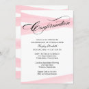 Recherche de pink confirmation invitations Fille