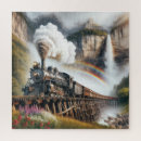 Recherche de locomotives vapeur puzzles Train