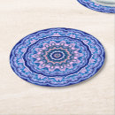 Suche nach rosa mandala untersetzer Weiß