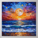 Suche nach farbiger himmel poster Mond