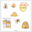 Recherche de abeilles de miel autocollants Ruche