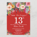 Recherche de red anniversaire invitations Rouge