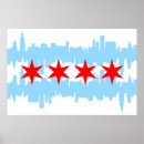 Suche nach flagge von chicago poster Skyline