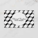Recherche de illusions optiques cartes visite Noir et blanc