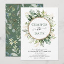 Recherche de faire part de eucalyptus mariage invitations Changement de plans