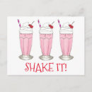 Recherche de milk shake cartes postales Drôle