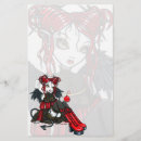 Recherche de goth papier à lettre Rouge