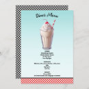 Recherche de milkshakes invitations Vintage