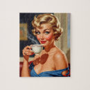 Suche nach schöne frau puzzle Retro