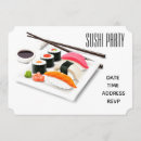 Recherche de sushi party invitations Baguettes