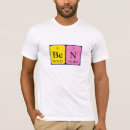 Recherche de table périodique tshirts La science