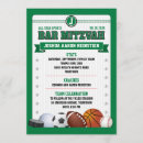Recherche de football bar bat mitzvah invitations Pour tous