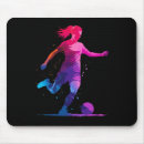Suche nach mädchen fußball mousepads Schwarz