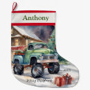Recherche de truck chaussette de noël Camion