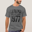 Suche nach legende seit 1977 tshirts September
