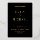 Recherche de or noir invitations Moderne
