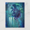 Recherche de dragon bleu cartes postales Vol