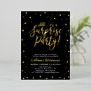 Suche nach surprise birthday einladungen Schwarz