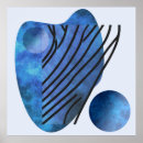 Recherche de coeur géométrique posters Moderne