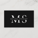 Suche nach monogramm visitenkarten Minimalistisch